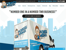 Tablet Screenshot of monkeywrenchplumbers.com